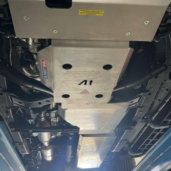 Protección transfer y cambio en 8mm Ford Ranger PX4 Hybrid 2025->